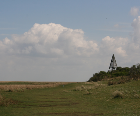 Sea ​​beacon at the Kobbeduinen