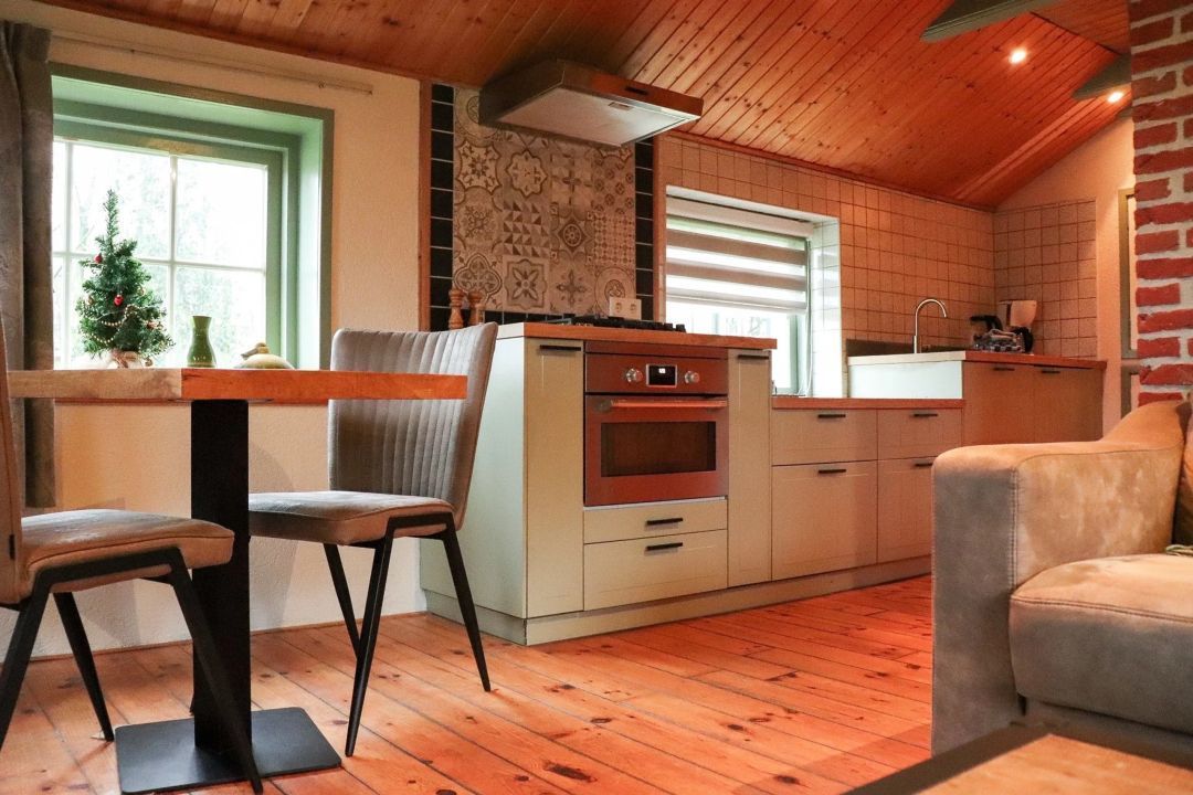 Holiday Home Houtkachel huisje