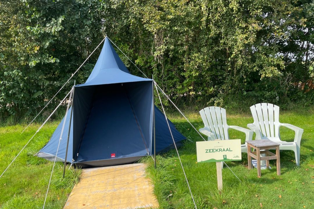 Dune tent Zeekraal at Farm de Oorsprong