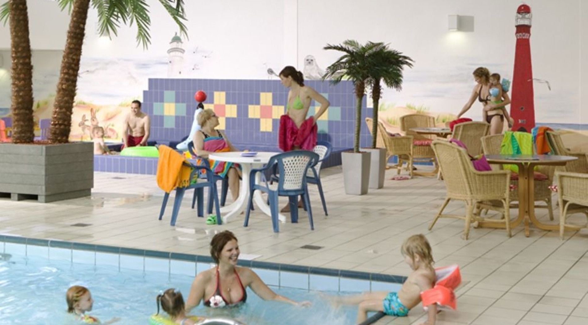 The swimming pool at Vitamaris