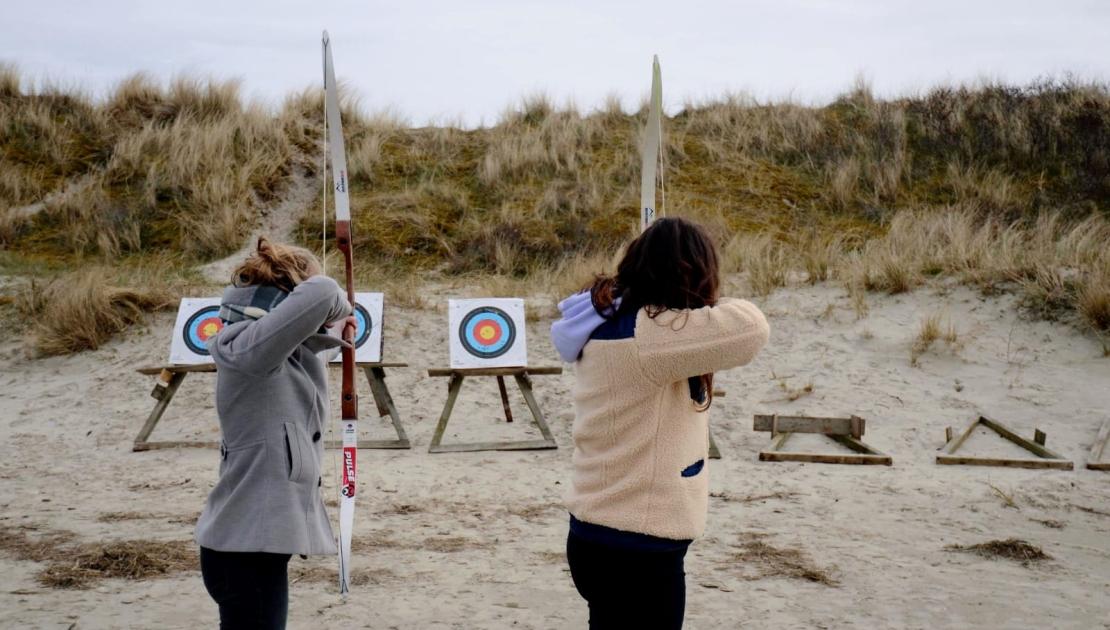 boogschieten op schiermonnikoog